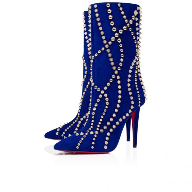 Christian Louboutin Astrilarge Booty Pika 100 Mm Low Boots Galactiqueen