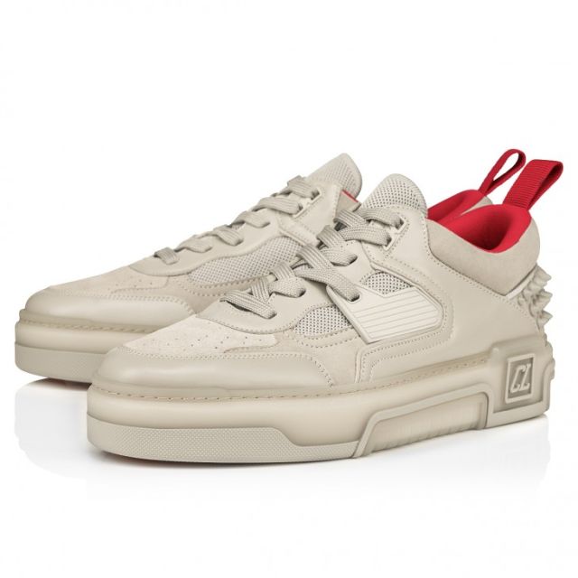 Christian Louboutin Astroloubi Sneakers Calf Leather Suede And Rubber Goose