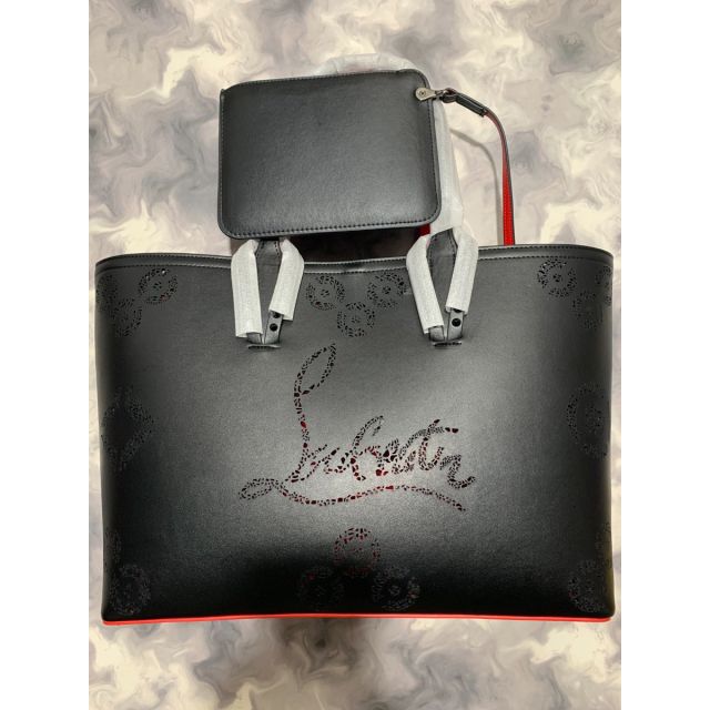 Christian Louboutin Cabata Leather Tote Bag Black