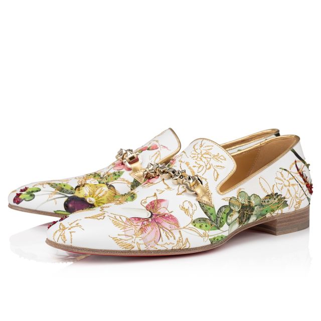 Christian Louboutin Dandyswing Romantism Loafers Calf Romantism Embroidery Multicolor