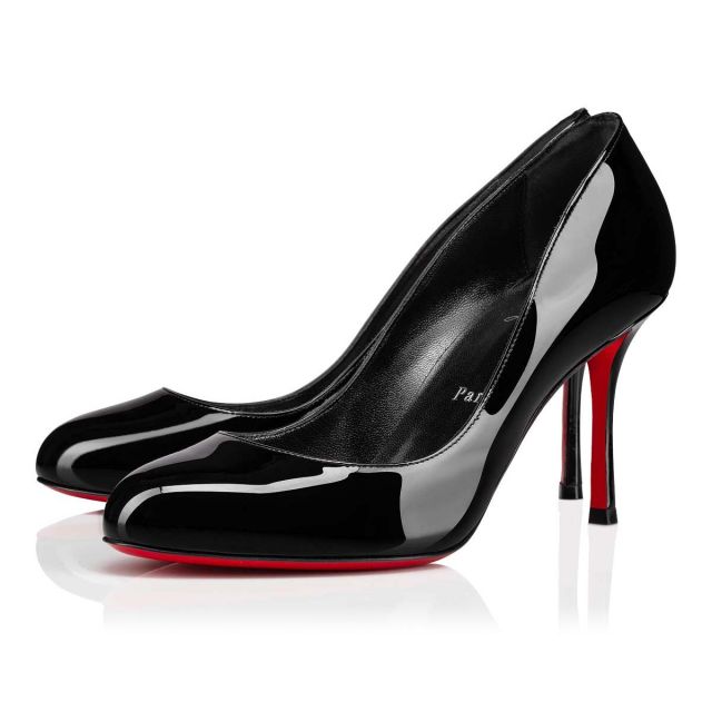 Christian Louboutin Dolly Pump 85 Mm Pumps Patent Calf Leather Ultra Black