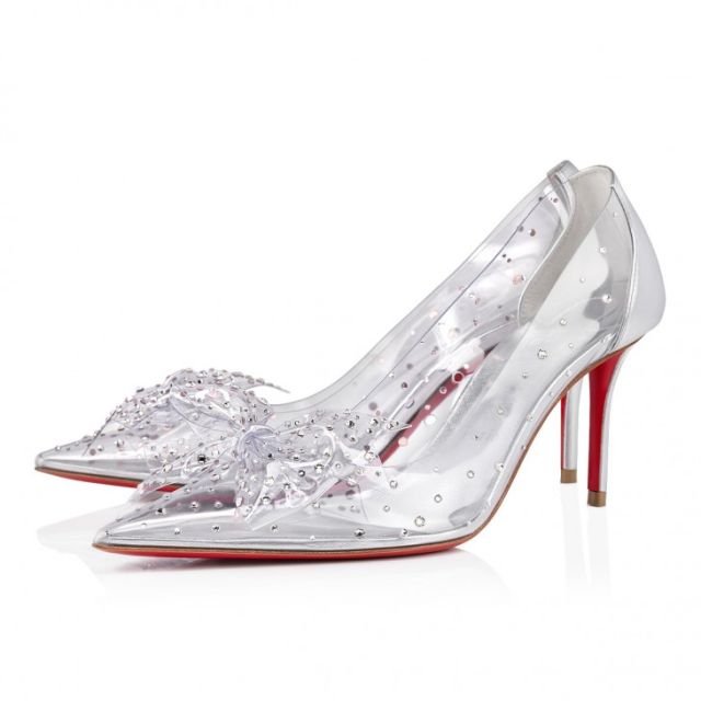 Christian Louboutin Jelly Strass 80mm Pumps Pvc Iridescent Nappa Leather And Strass