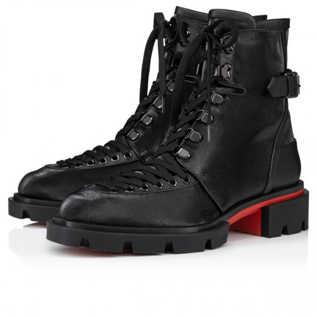 Christian Louboutin Our Macademia Boots Calf Leather Black