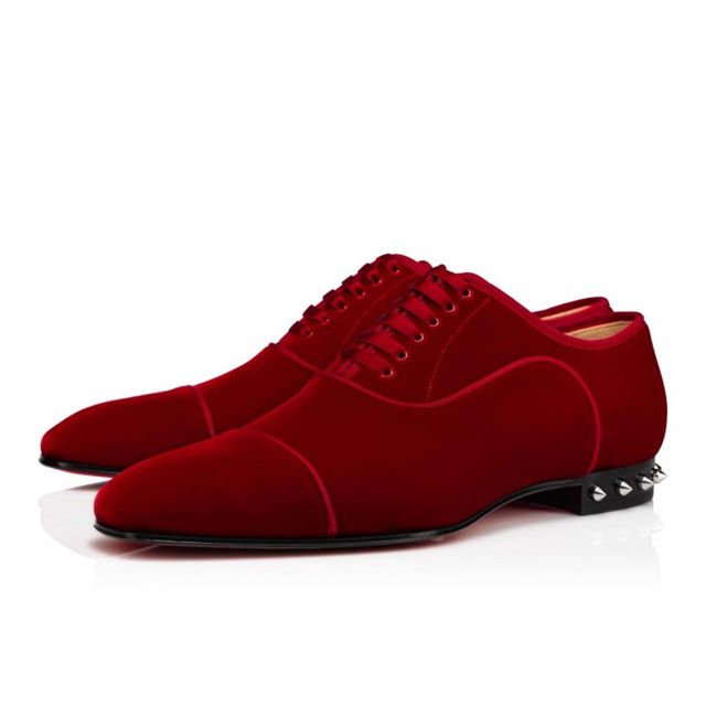 Christian Louboutin Oxford So Greggo Loubi Red Shoe