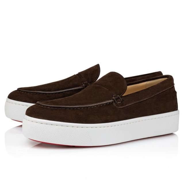 Christian Louboutin Paqueboat Boat Shoes Calf leather Cosme