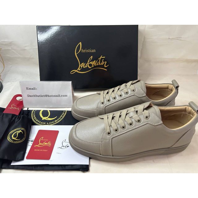 Christian Louboutin Rantulow Sneakers Recycled Polyester And Bio-Based Materials Goose
