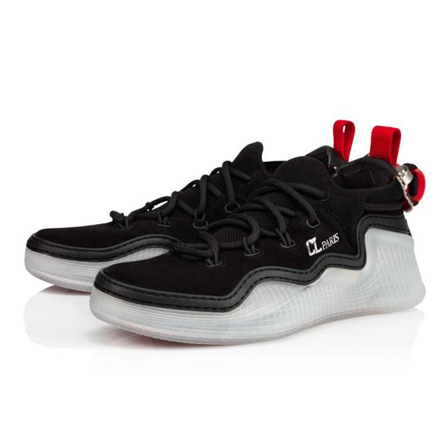 Christian Louboutin Sneaker Arpoador Donna Black Suede Leather
