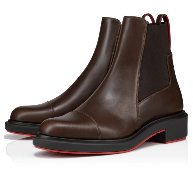 Christian Louboutin Urbino Chelsea Low Boots Calf Leather Cosme