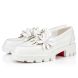 Christian Louboutin Flat  Bianco/bco Luc/lin Bco Patent Leather