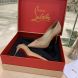Christian Louboutin Anjalina Spike Pump Studded Nude Patent Leather