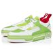 Christian Louboutin Astroloubi Sneakers Calf Leather And Nappa Leather White Green