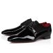 Christian Louboutin Chickito W Derbies Patent Leather Black