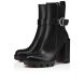 Christian Louboutin Cl Chelsea Lug 100 Mm Low Boots Calf Leather Black