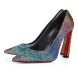 Christian Louboutin Condora Strass Rainbow 100 Mm Pumps Suede And Strass Rainbow Black
