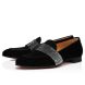 Christian Louboutin Loafers Nit Night Strass Black Shoe