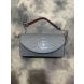 Christian Louboutin Loubi54 CL Leather Clutch Shoulder Bag Silver