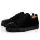 Christian Louboutin Low-top Louis Junior SP Black/black Veau Velours Sneaker