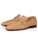 Christian Louboutin Mj Moc Loafers Men Calf Leather Cuoio
