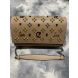 Christian Louboutin Paloma Leather Spikes Embellished Clutch Bag Nude