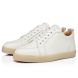 Christian Louboutin Rantulow Sneakers Grained Calf Leather White
