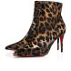 Christian Louboutin So Kate Booty 85 Mm Low Boots Calf Leather Brown