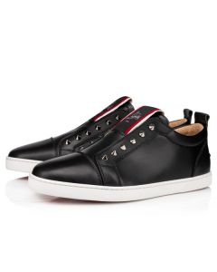 Christian Louboutin Low-top F.A.V Fique A Vontade Black Calf Sneaker