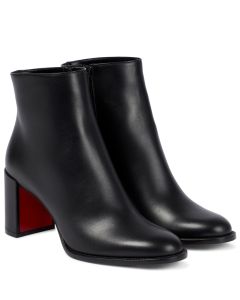 Christian Louboutin Adoxa 70mm Leather Ankle Boots Black