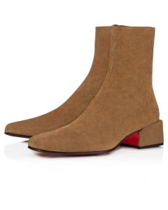 Christian Louboutin Alleo Boot 40mm Low Boots Veau Velours Rhea