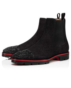 Christian Louboutin Boot Melon Strass Black/jet Suede