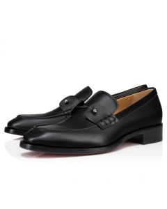 Christian Louboutin Chambelimoc Loafers Calf Leather Black