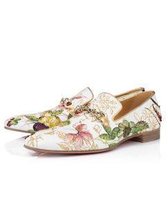 Christian Louboutin Dandyswing Romantism Loafers Calf Romantism Embroidery Multicolor
