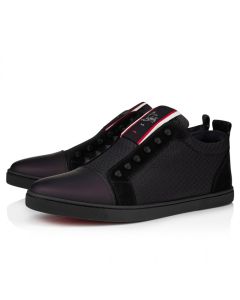 Christian Louboutin F.A.V Fique A Vontade Sneakers Calf Leather Black