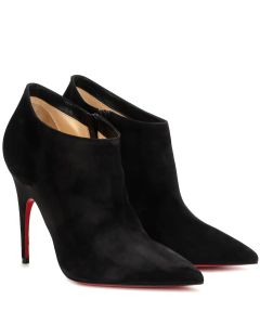 Christian Louboutin Gorgona 100mm Suede Ankle Boots