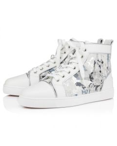 Christian Louboutin Louis High-Top Sneakers Calf Leather White