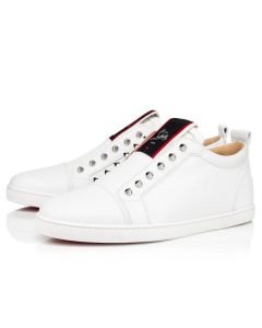 Christian Louboutin Low-top F.A.V Fique A Vontade White Calf Sneaker