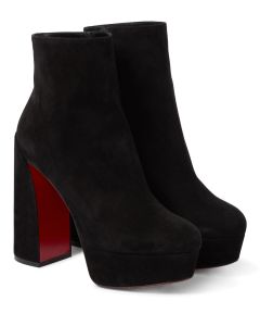 Christian Louboutin Movida 130mm Suede Ankle Boots