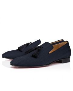 Christian Louboutin Officialito Loafers Smart Fabric Marine