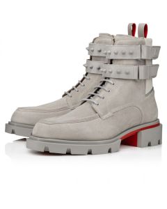 Christian Louboutin Our Fight Boots Leather And Mesh Goose
