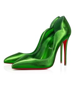Christian Louboutin Pumps Hot Chick 100 mm Spinach/lin Spinach Leather