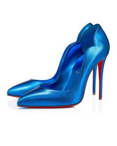 Christian Louboutin Pumps Hot Chick Leather 100mm Alize/lin Alize Shoes