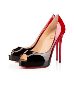 Christian Louboutin Pumps New Very Prive 120 mm Black-red/black Patent Calf