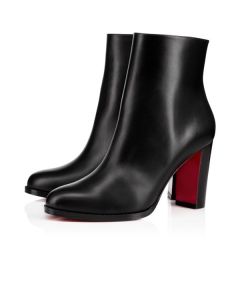 Christian Louboutin Spikita Booty Adox 85 mm Black/black Lucido Leather
