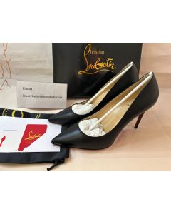 Christian Louboutin Pumps Pigalle 100 mm Black Leather